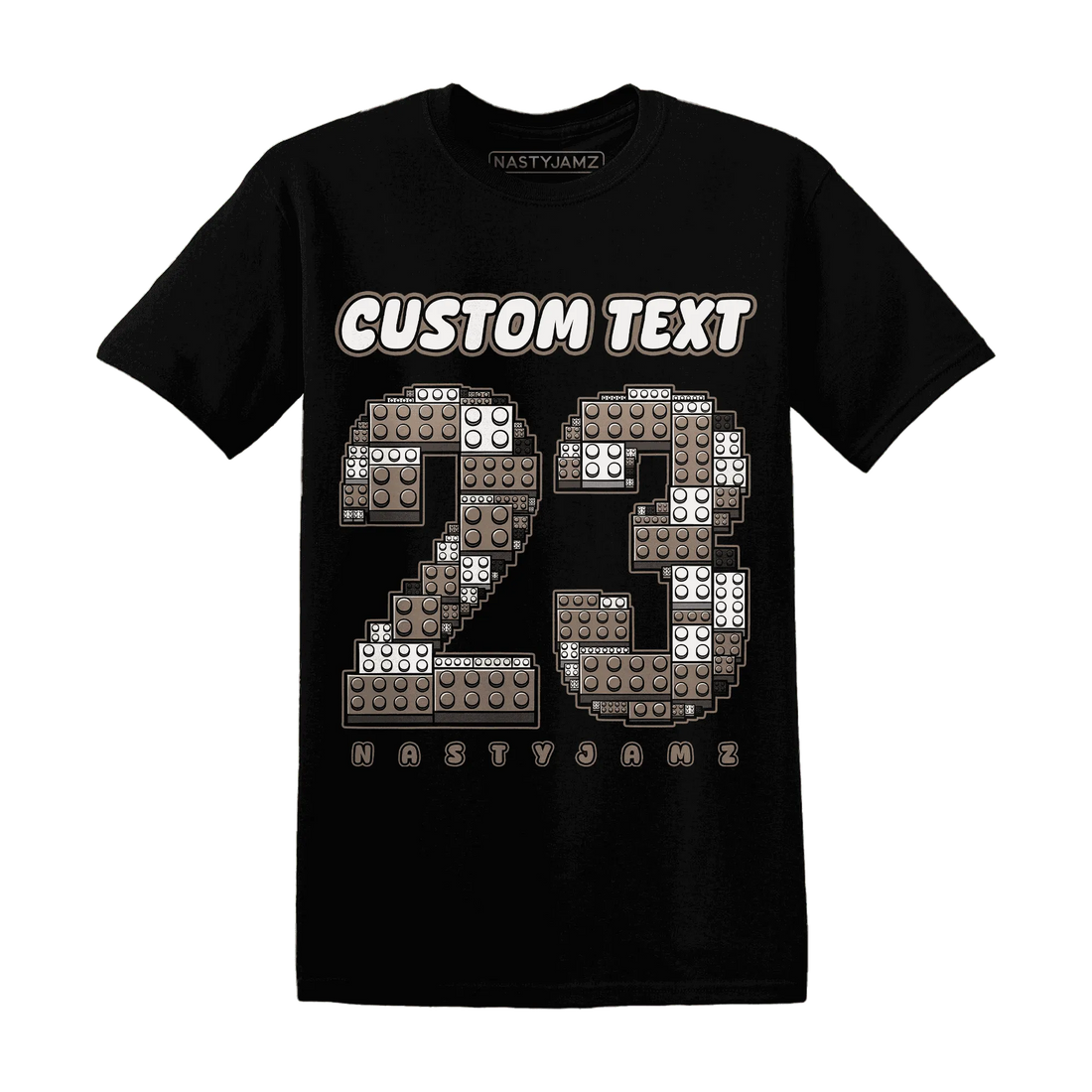 Low-Mocha-1s-NastyJamz-T-Shirt-Match-Number-23-Lego