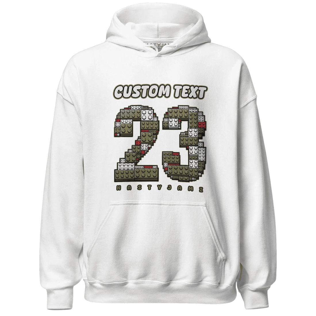 Medium-Olive-1s-NastyJamz-Hoodie-Match-Number-23-Lego