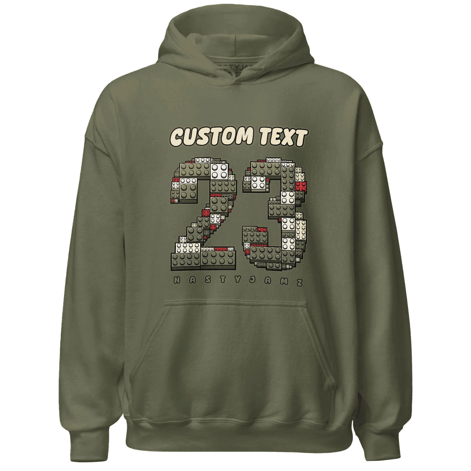 Medium-Olive-1s-NastyJamz-Hoodie-Match-Number-23-Lego