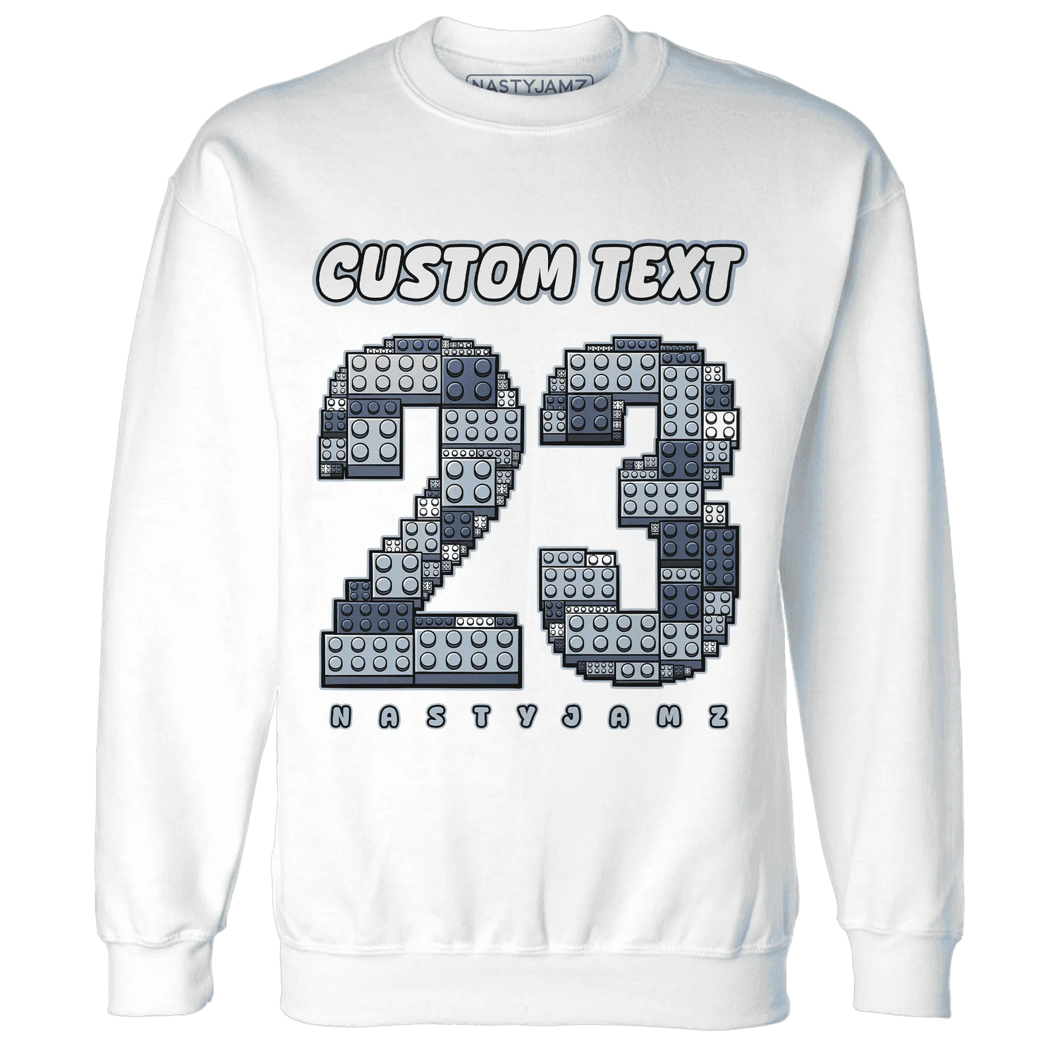 Mid-Diffused-Blue-Grey-1s-Sweatshirt-Match-Number-23-Lego