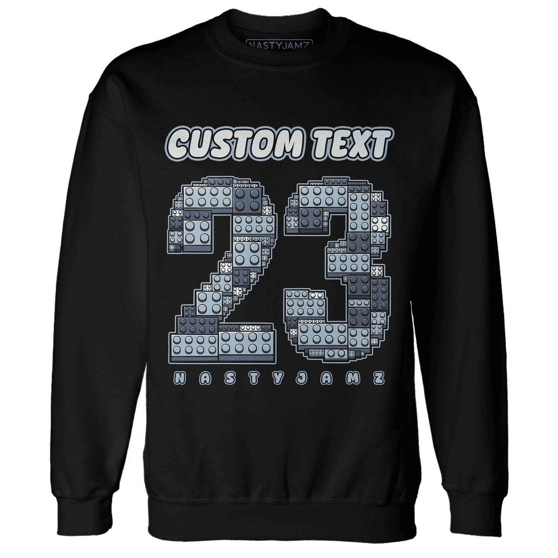 Mid-Diffused-Blue-Grey-1s-Sweatshirt-Match-Number-23-Lego