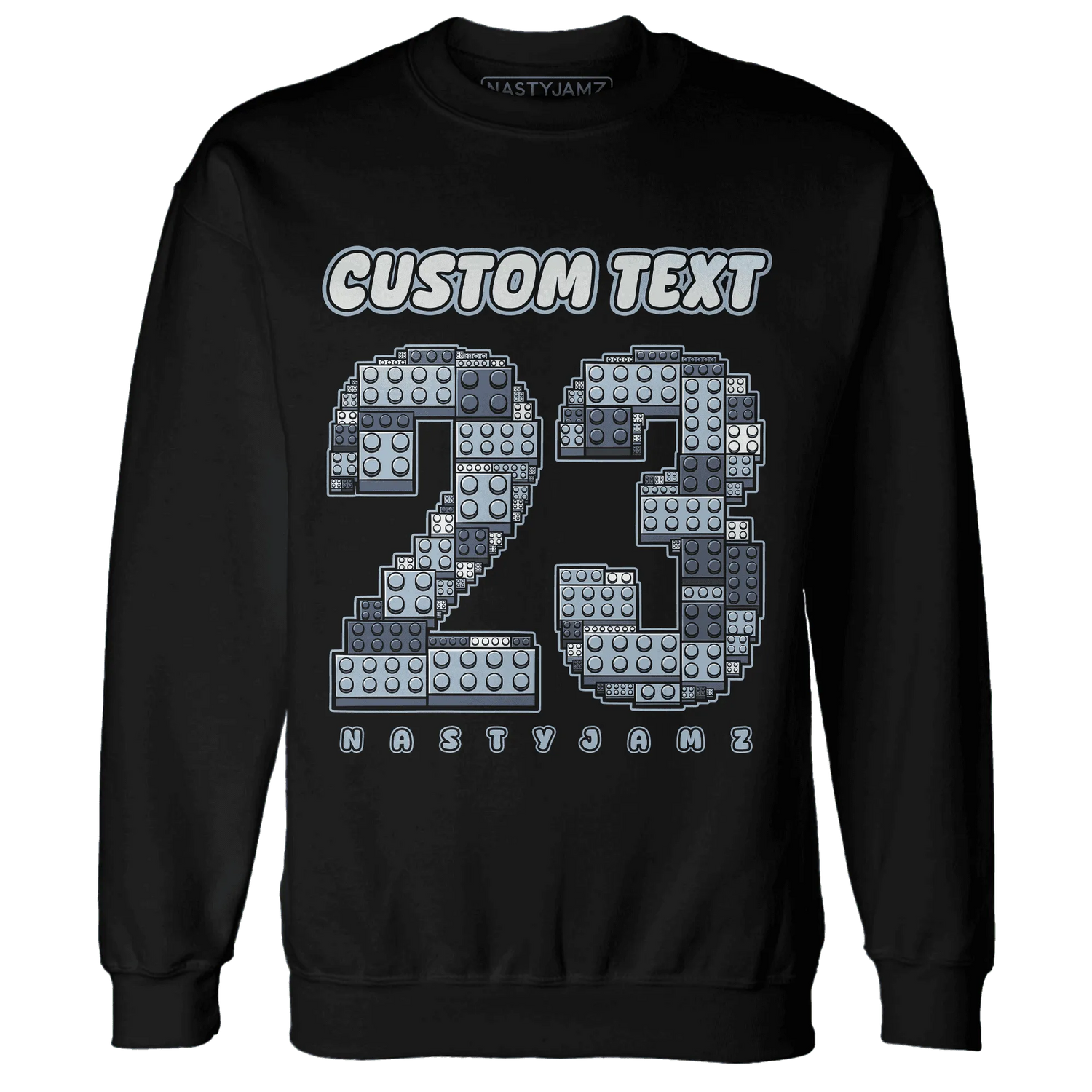 Mid-Diffused-Blue-Grey-1s-Sweatshirt-Match-Number-23-Lego