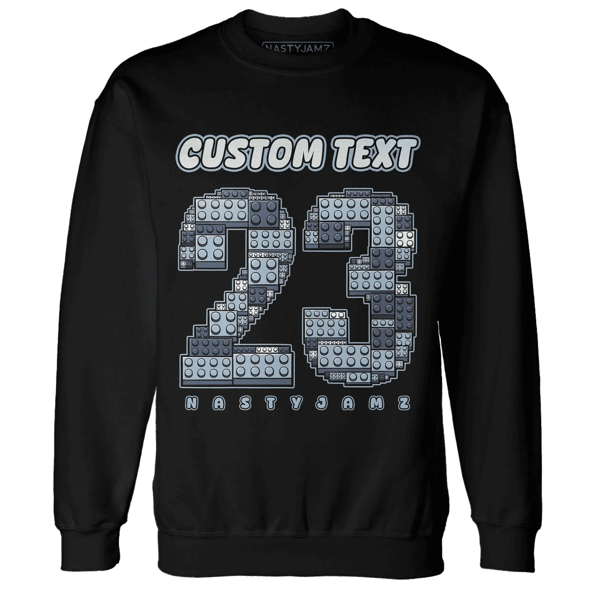 Mid-Diffused-Blue-Grey-1s-Sweatshirt-Match-Number-23-Lego