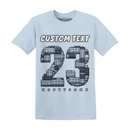 Mid-Diffused-Blue-Grey-1s-T-Shirt-Match-Number-23-Lego
