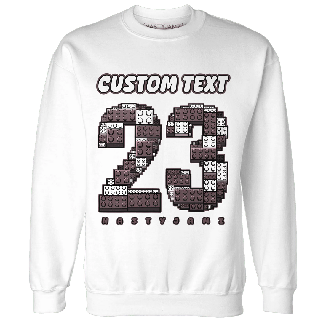 Burgundy-Crush-3s-NastyJamz-Sweatshirt-Match-Number-23-Lego