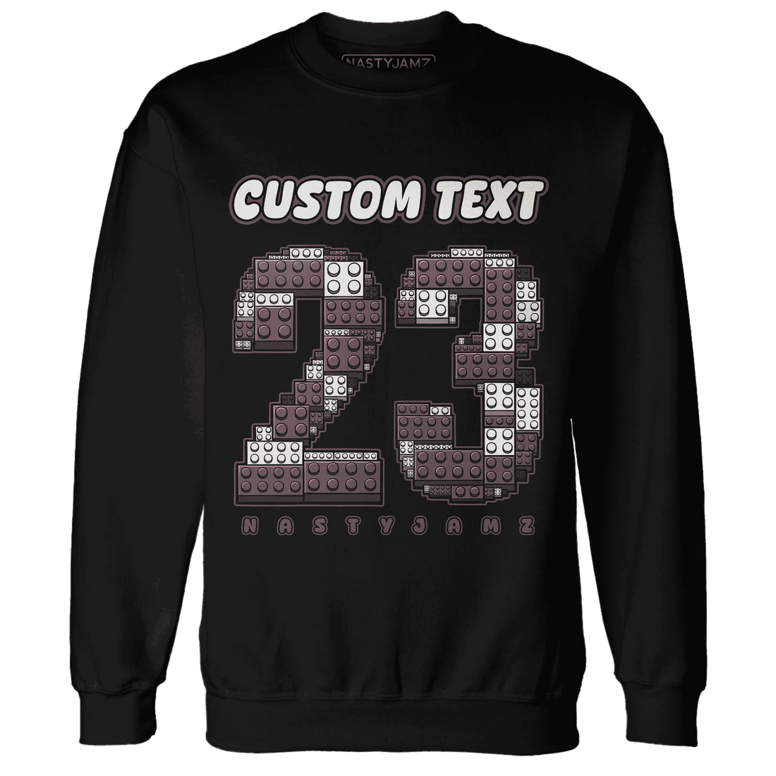 Burgundy-Crush-3s-NastyJamz-Sweatshirt-Match-Number-23-Lego