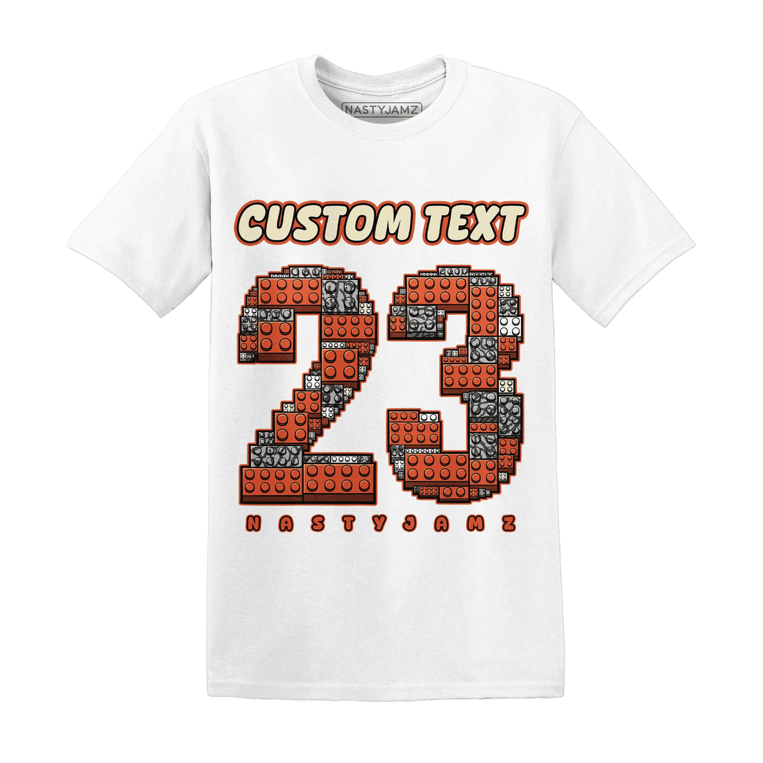 Georgia-Peach-3s-T-Shirt-Match-Number-23-Lego