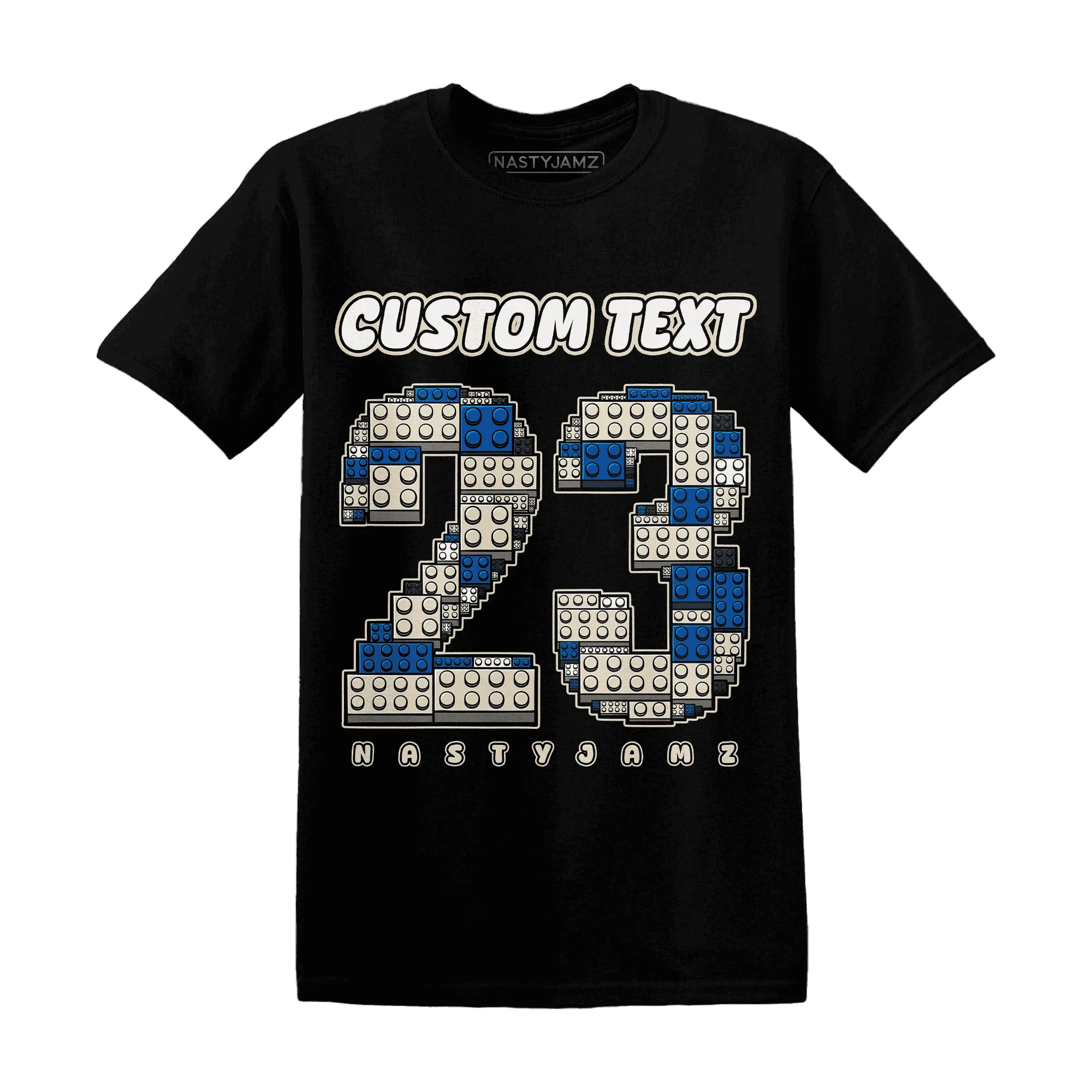 Quaiii-54-3s-T-Shirt-Match-Number-23-Lego