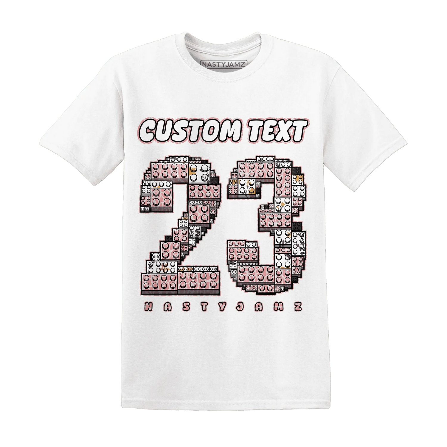 Red-Stardust-3s-T-Shirt-Match-Number-23-Lego