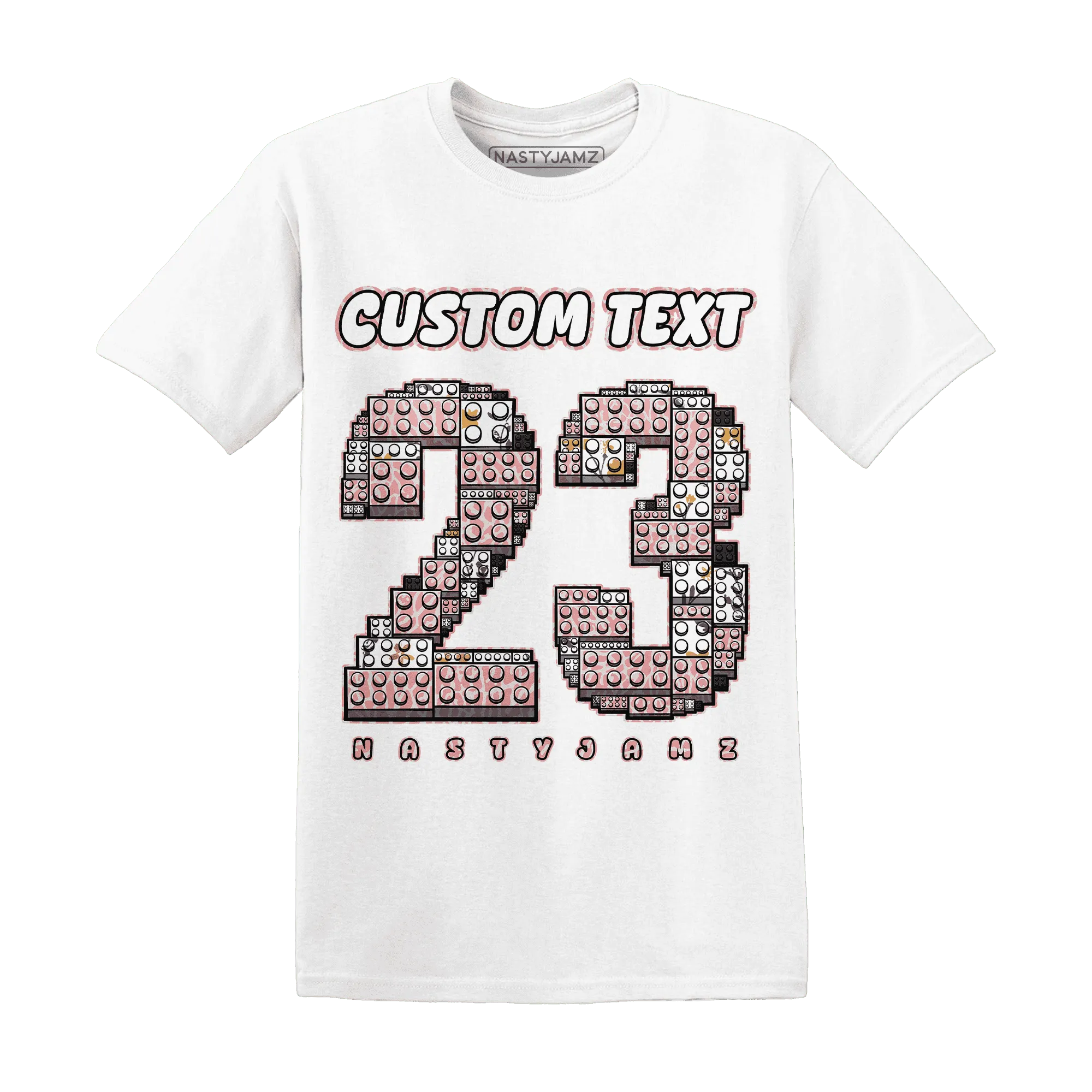 Red-Stardust-3s-T-Shirt-Match-Number-23-Lego
