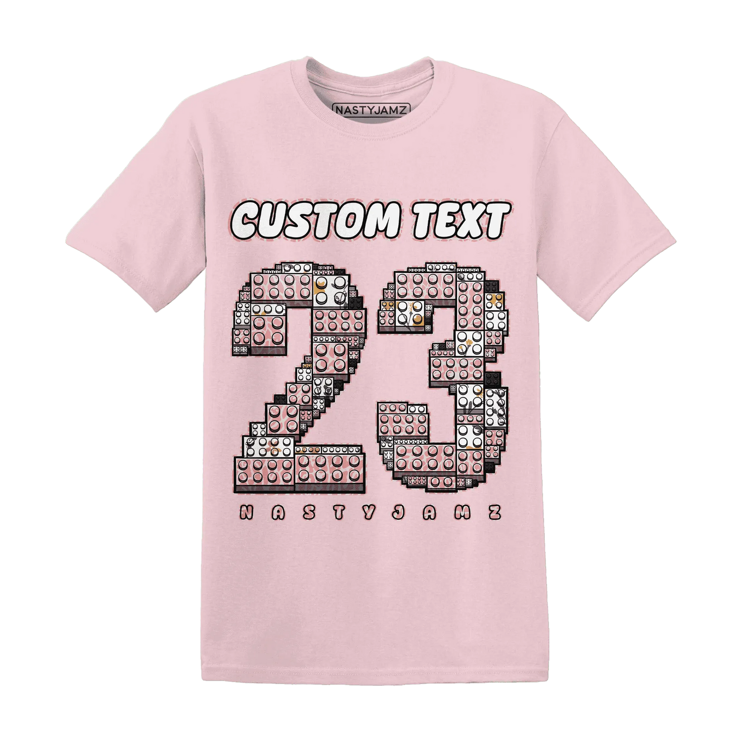 Red-Stardust-3s-T-Shirt-Match-Number-23-Lego