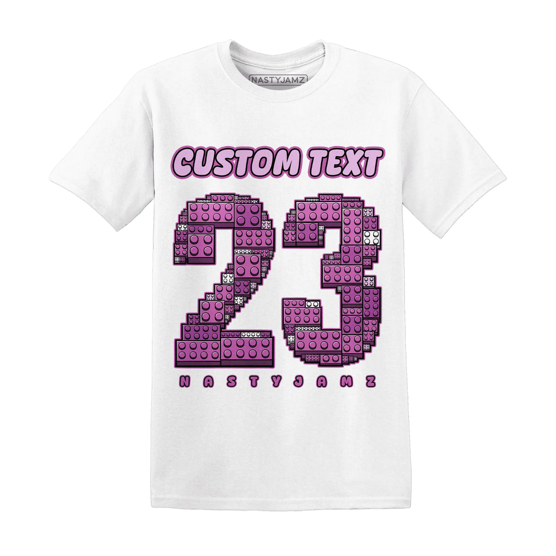 GS-Hyper-Violet-4s-T-Shirt-Match-Number-23-Lego