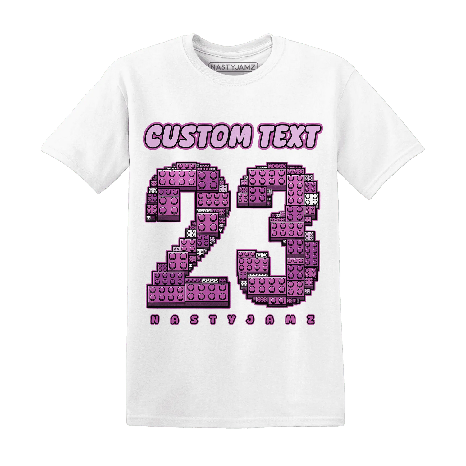 GS-Hyper-Violet-4s-T-Shirt-Match-Number-23-Lego