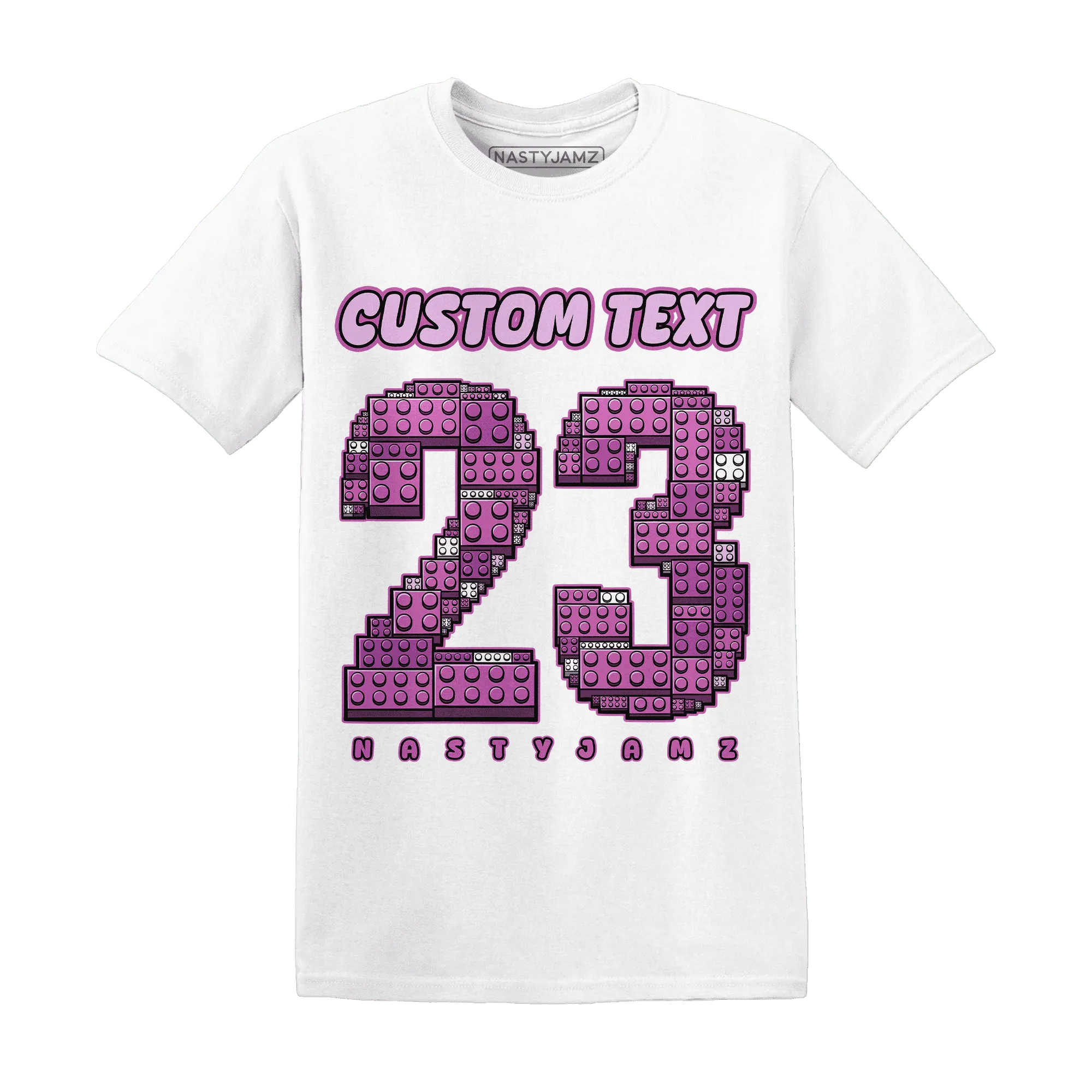 GS-Hyper-Violet-4s-T-Shirt-Match-Number-23-Lego