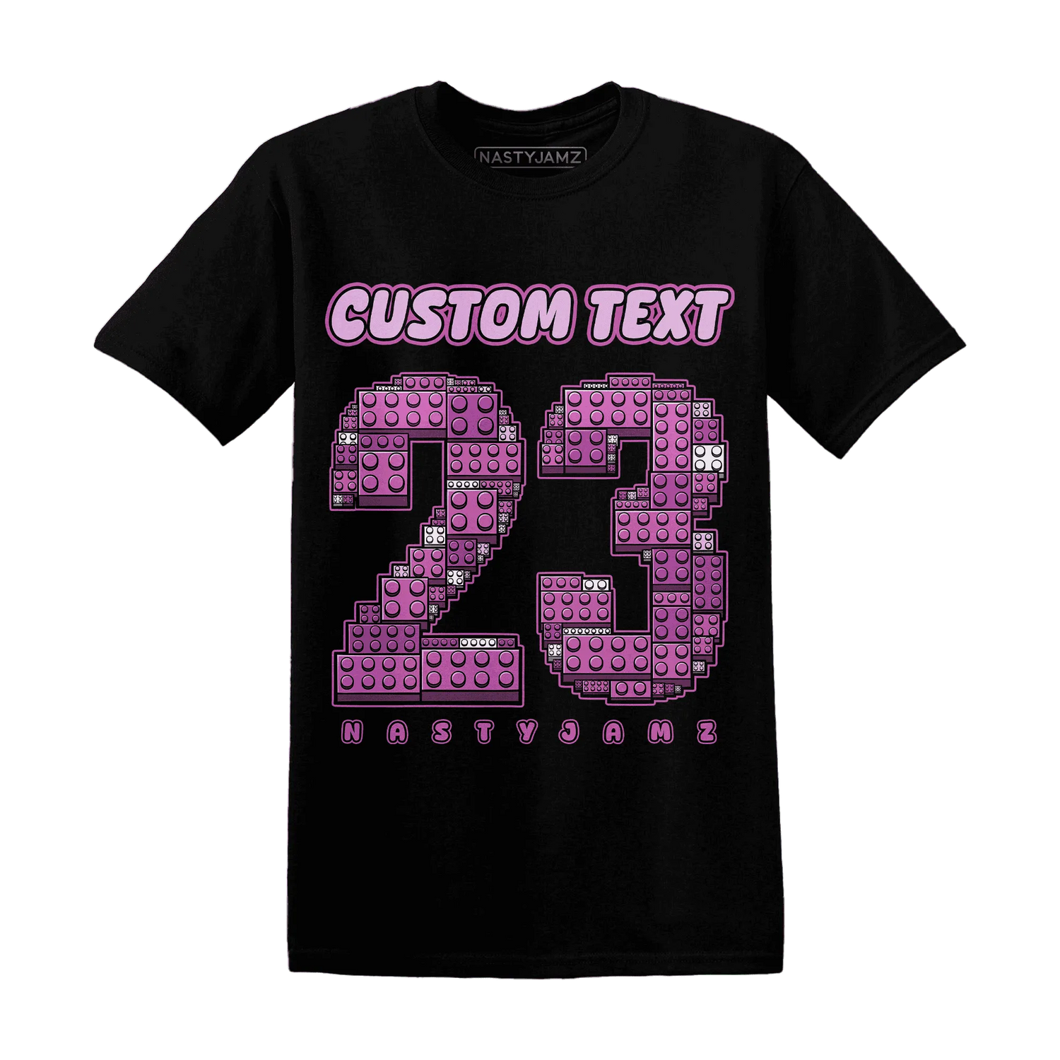 GS-Hyper-Violet-4s-T-Shirt-Match-Number-23-Lego