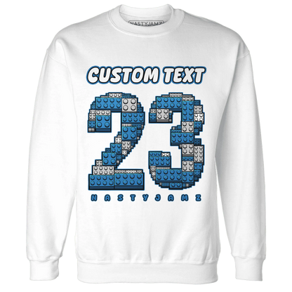 Industrial-Blue-4s-Sweatshirt-Match-Number-23-Lego