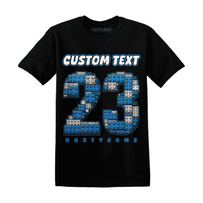 Industrial-Blue-4s-T-Shirt-Match-Number-23-Lego