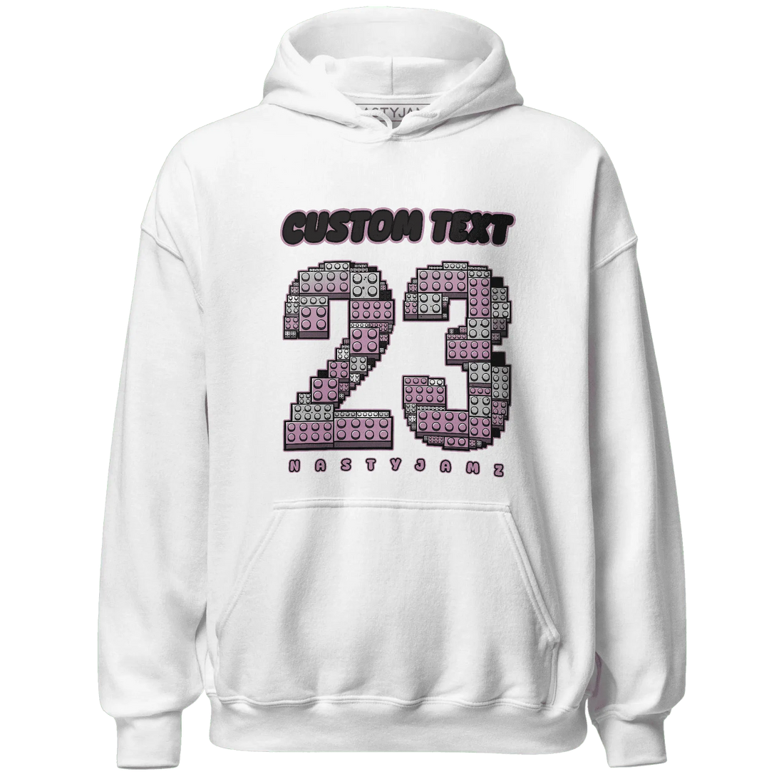 Orchid-Neutral-Grey-Black-White-4s-NastyJamz-Hoodie-Match-Number-23-Lego