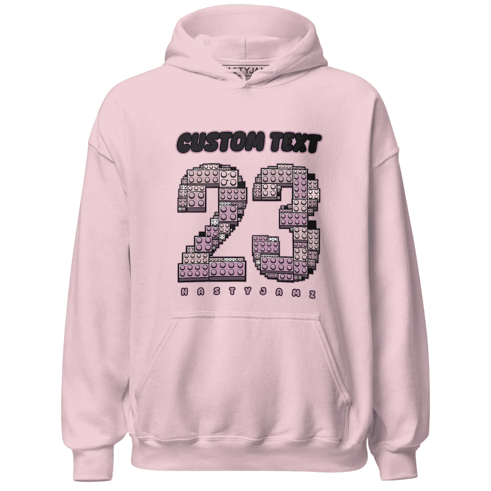 Orchid-Neutral-Grey-Black-White-4s-NastyJamz-Hoodie-Match-Number-23-Lego
