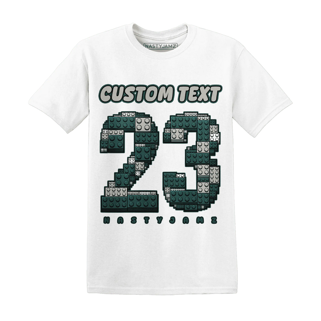Oxidized-Green-4s-T-Shirt-Match-Number-23-Lego