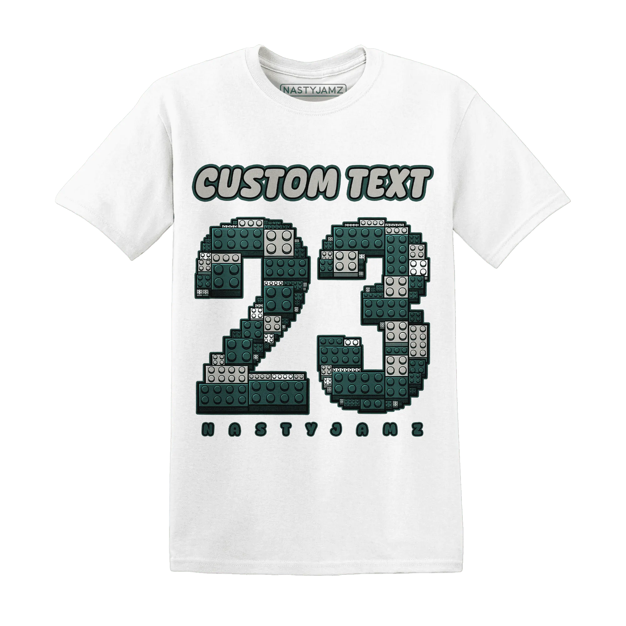 Oxidized-Green-4s-T-Shirt-Match-Number-23-Lego