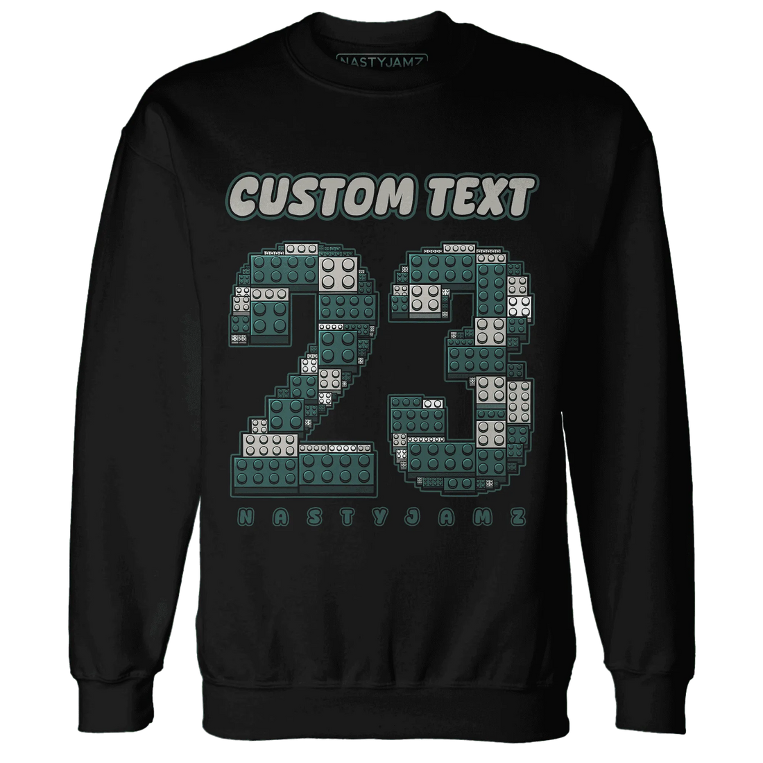 Oxidized-Green-4s-Sweatshirt-Match-Number-23-Lego