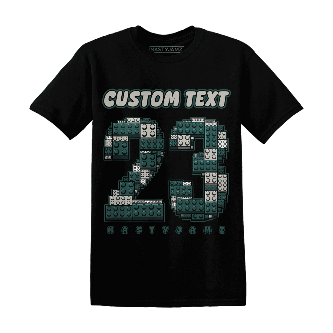 Oxidized-Green-4s-T-Shirt-Match-Number-23-Lego