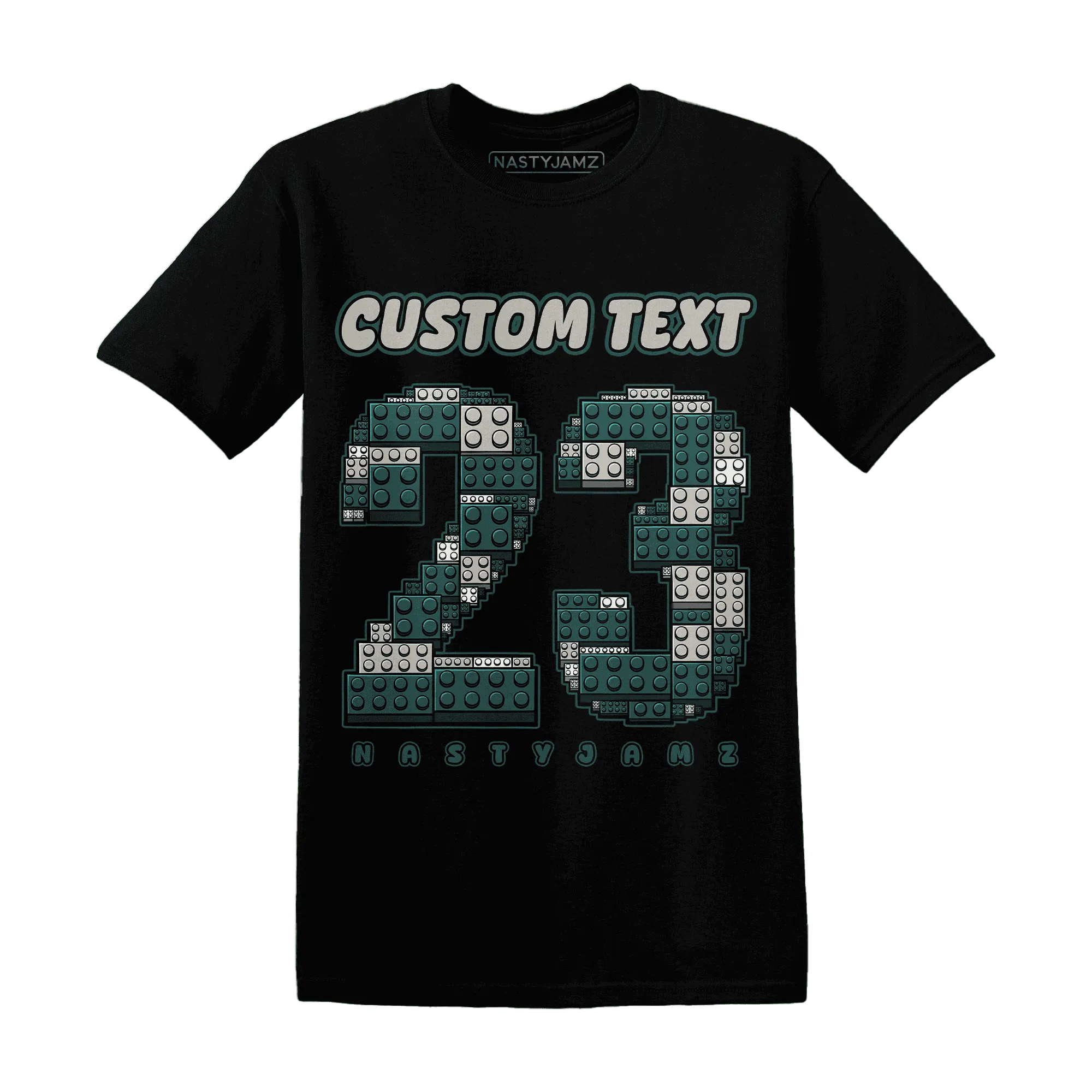 Oxidized-Green-4s-T-Shirt-Match-Number-23-Lego