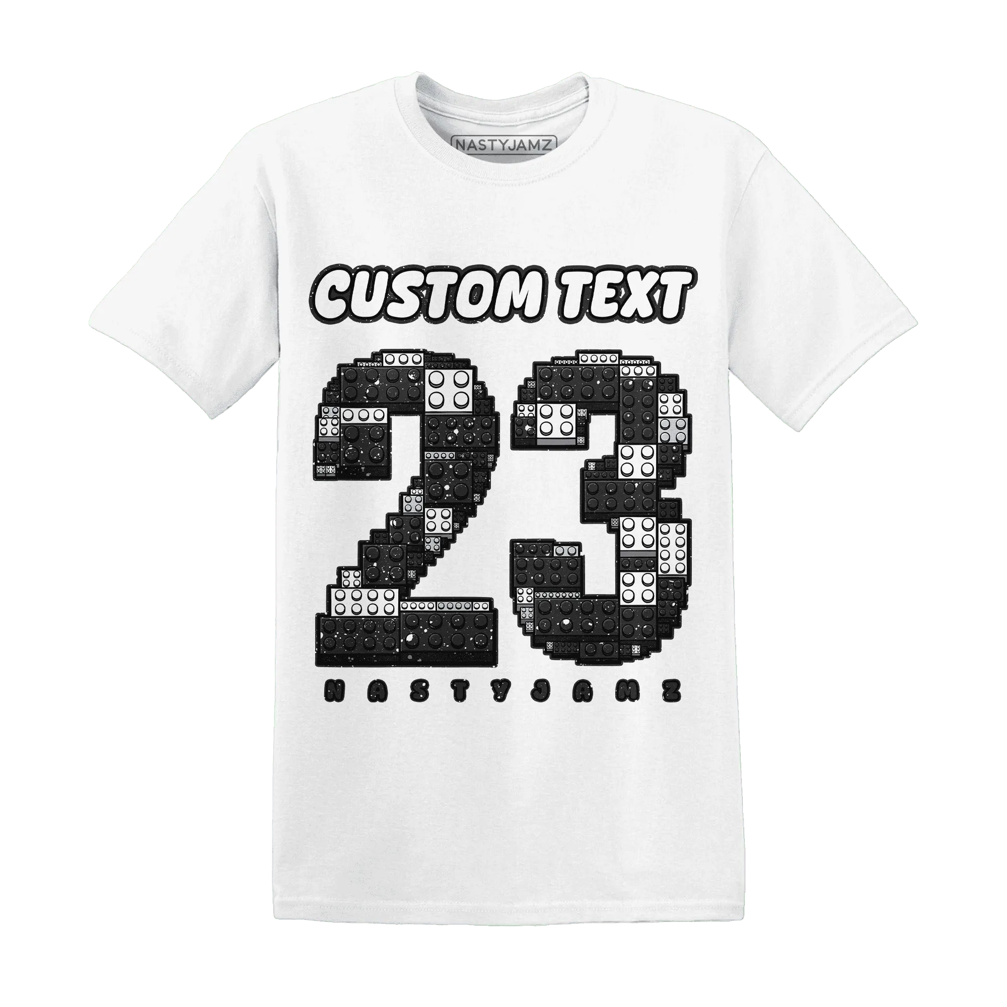Reverse-Oreo-6s-T-Shirt-Match-Number-23-Lego