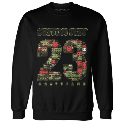 AM-90-Dark-Sage-Solar-Red-NastyJamz-Sweatshirt-Match-Number-23-Lego