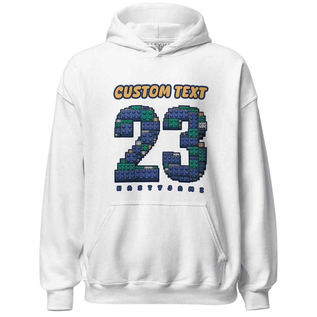 Dunk-Hyper-Royal-Malachite-NastyJamz-Hoodie-Match-Number-23-Lego