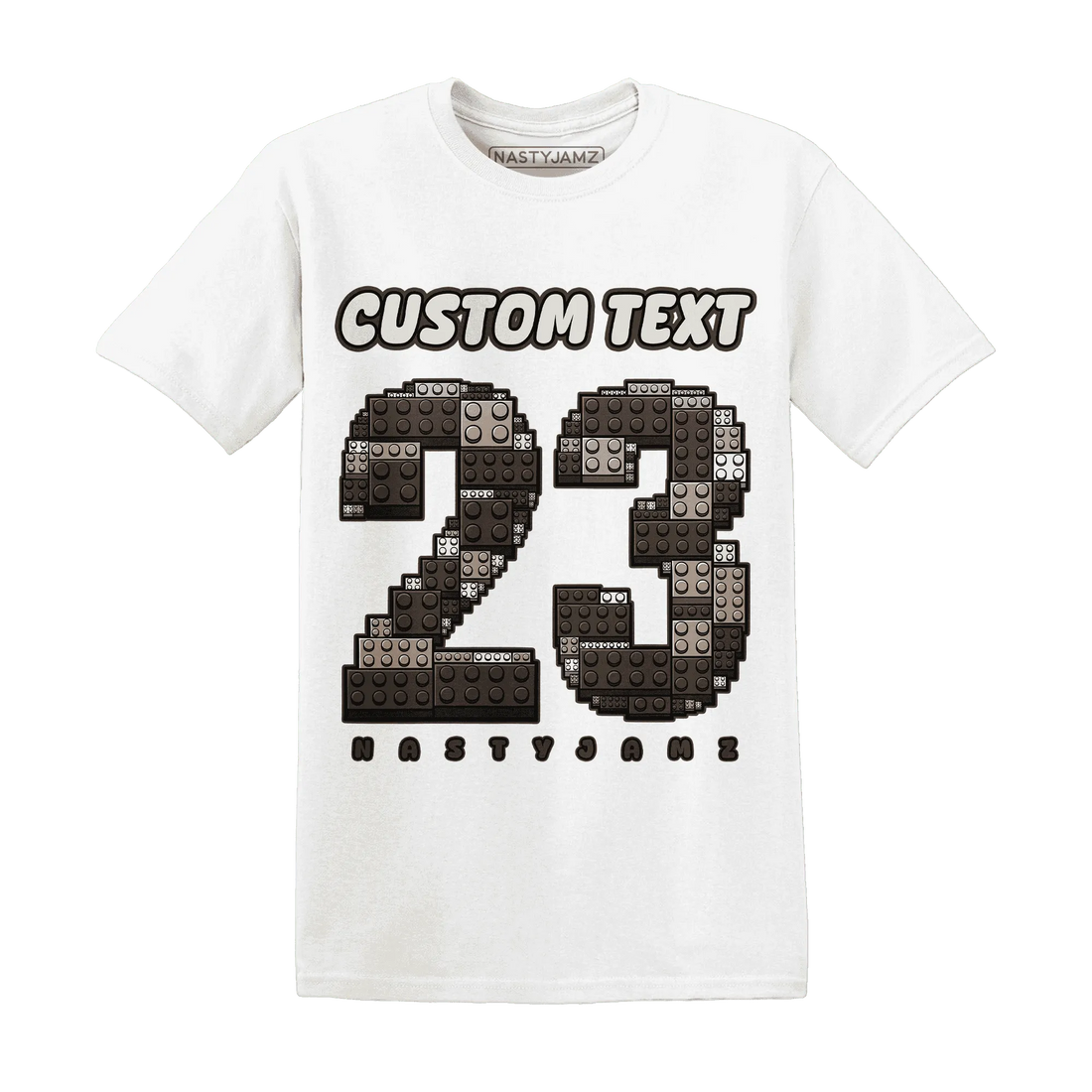 Dunk-Low-Baroque-Brown-T-Shirt-Match-Number-23-Lego