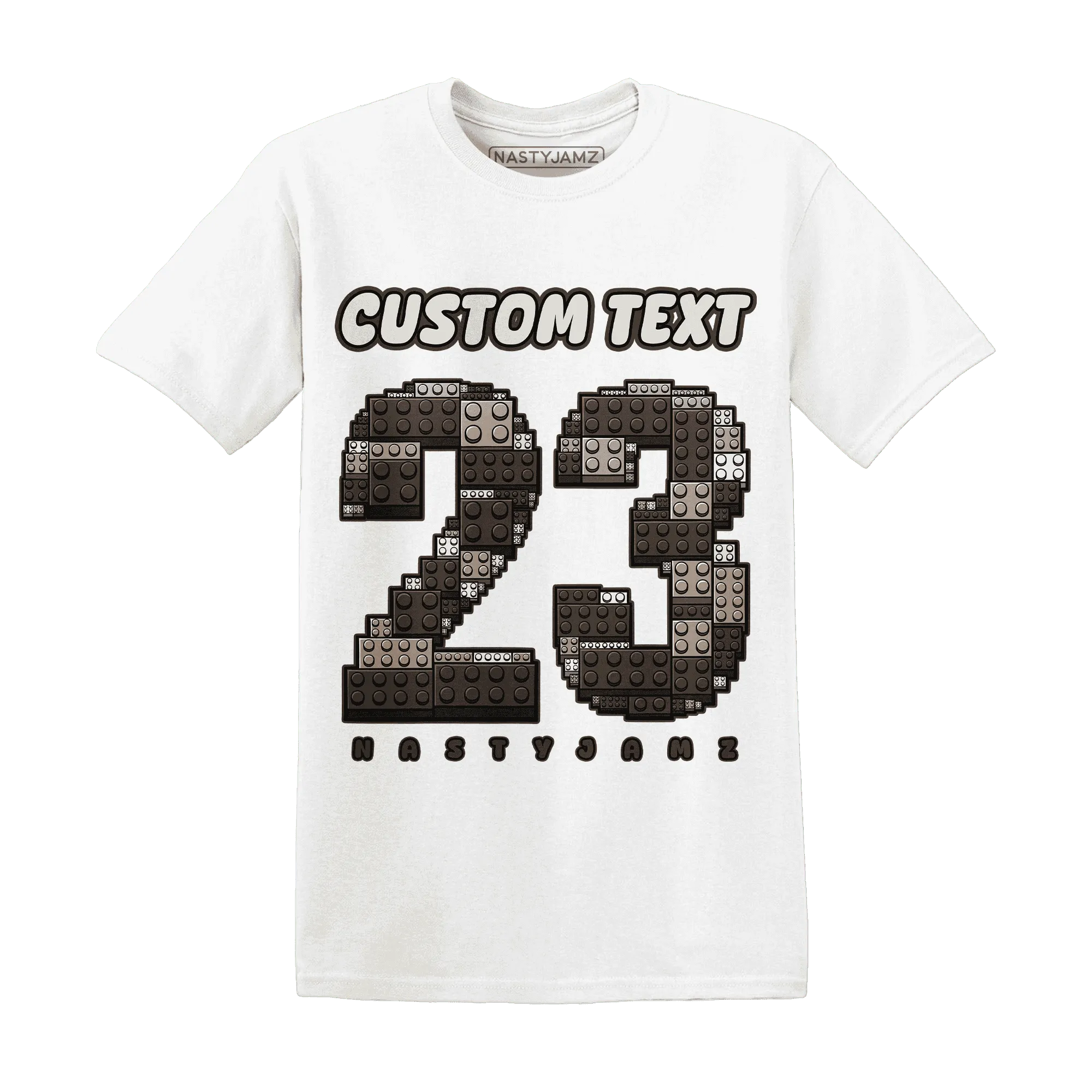 Dunk-Low-Baroque-Brown-T-Shirt-Match-Number-23-Lego