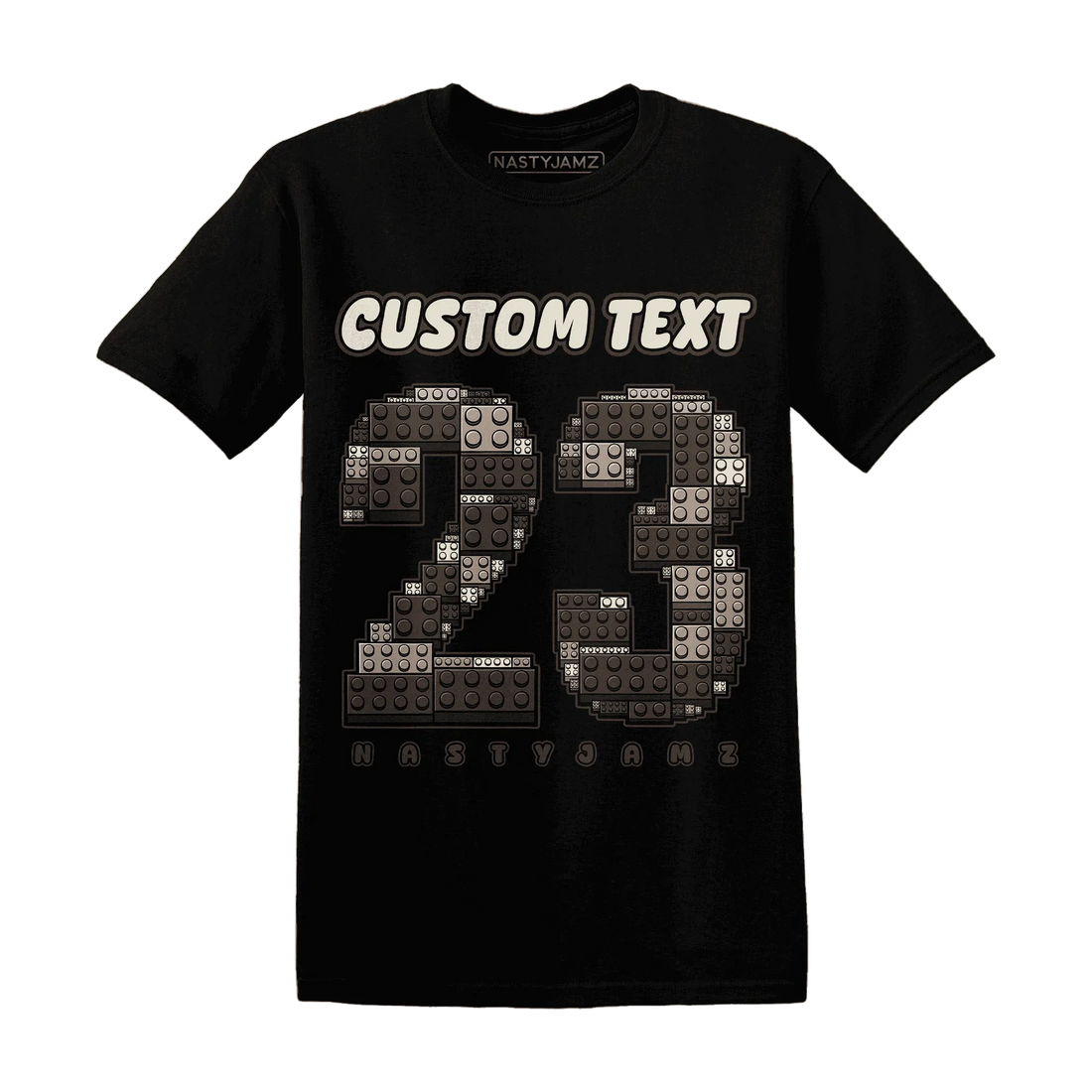 Dunk-Low-Baroque-Brown-T-Shirt-Match-Number-23-Lego