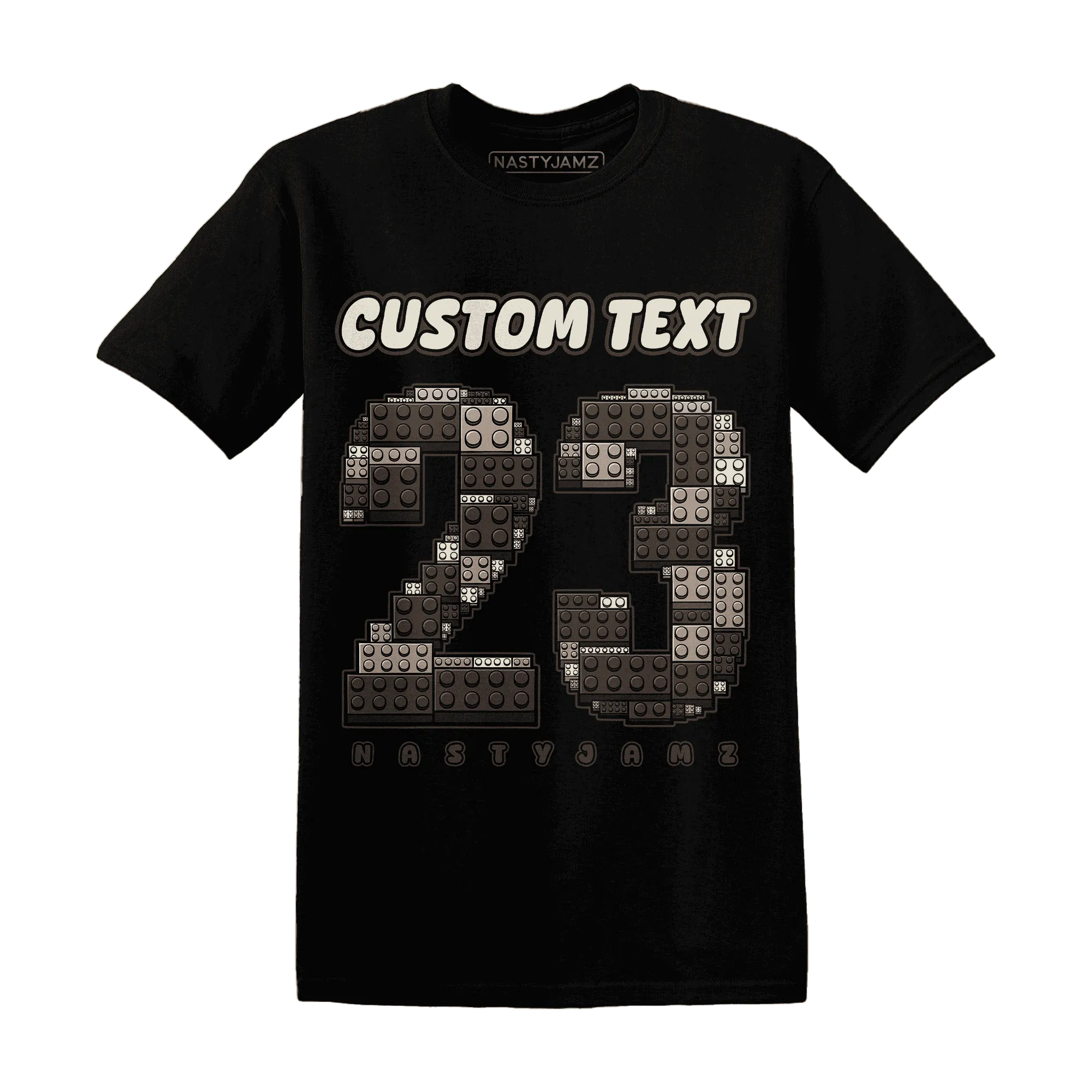 Dunk-Low-Baroque-Brown-T-Shirt-Match-Number-23-Lego