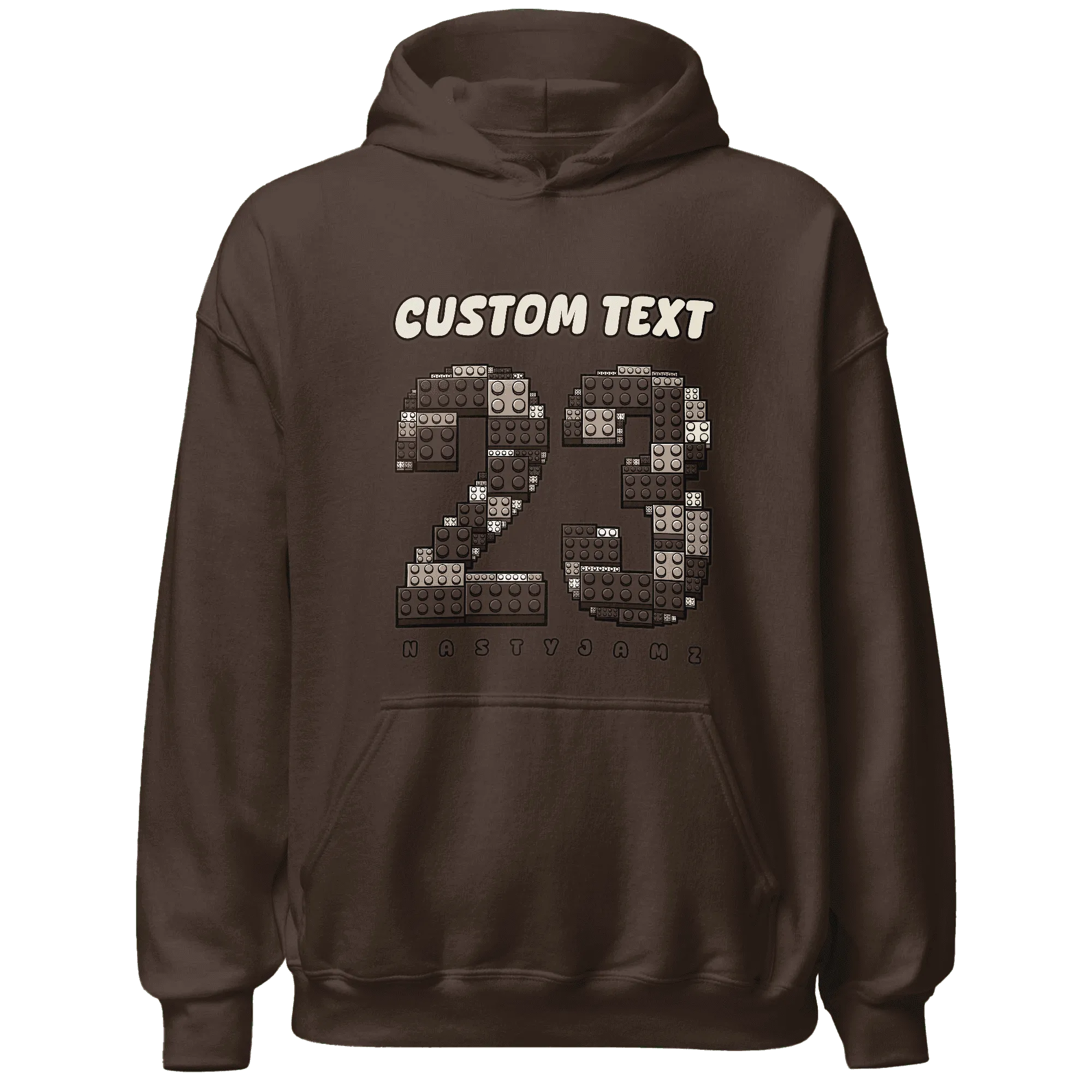 Dunk-Low-Baroque-Brown-Hoodie-Match-Number-23-Lego