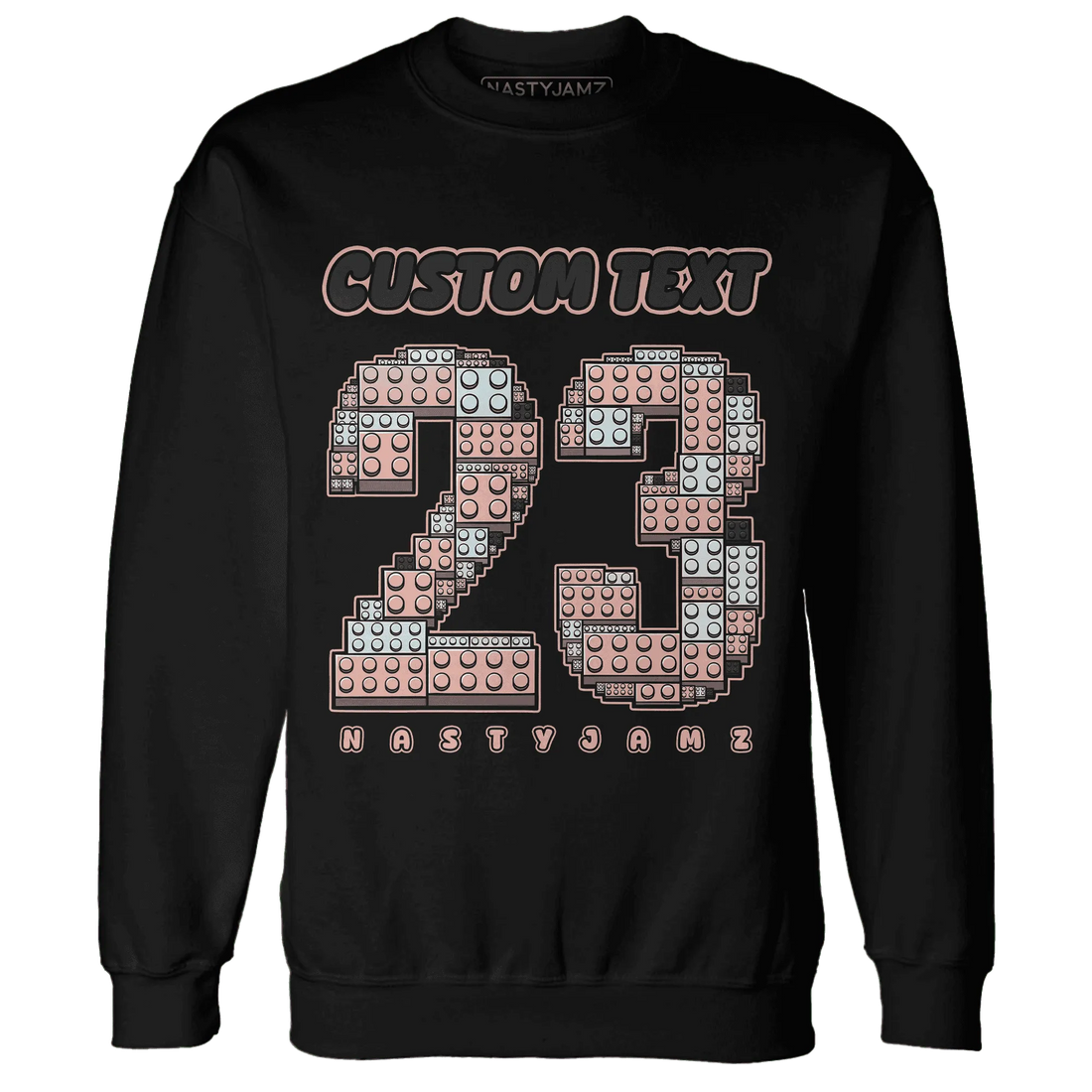 Dunk-Low-Glacier-Blue-Arctic-Orange-NastyJamz-Sweatshirt-Match-Number-23-Lego