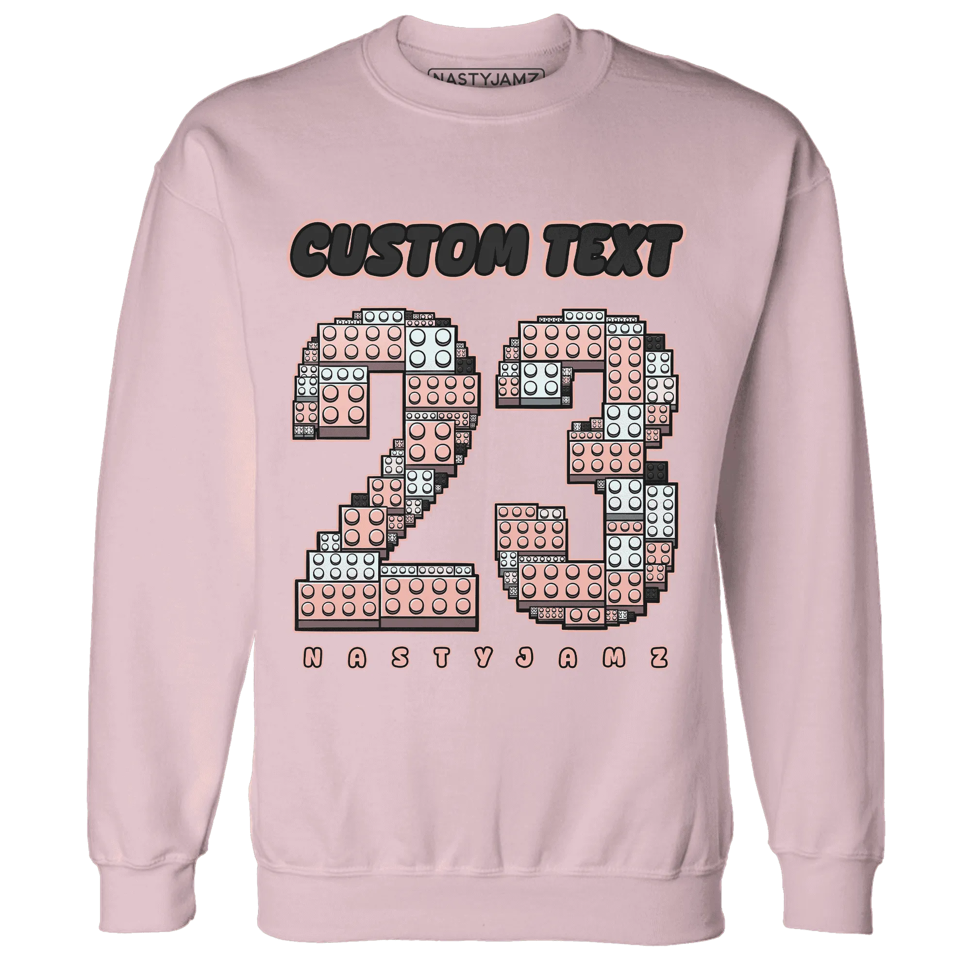 Dunk-Low-Glacier-Blue-Arctic-Orange-NastyJamz-Sweatshirt-Match-Number-23-Lego