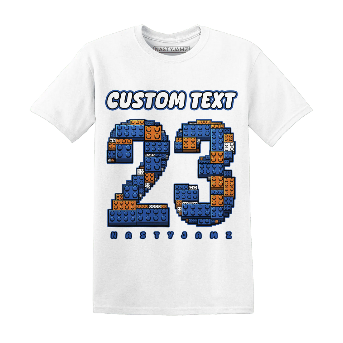 Dunk-Low-Knicks-T-Shirt-Match-Number-23-Lego