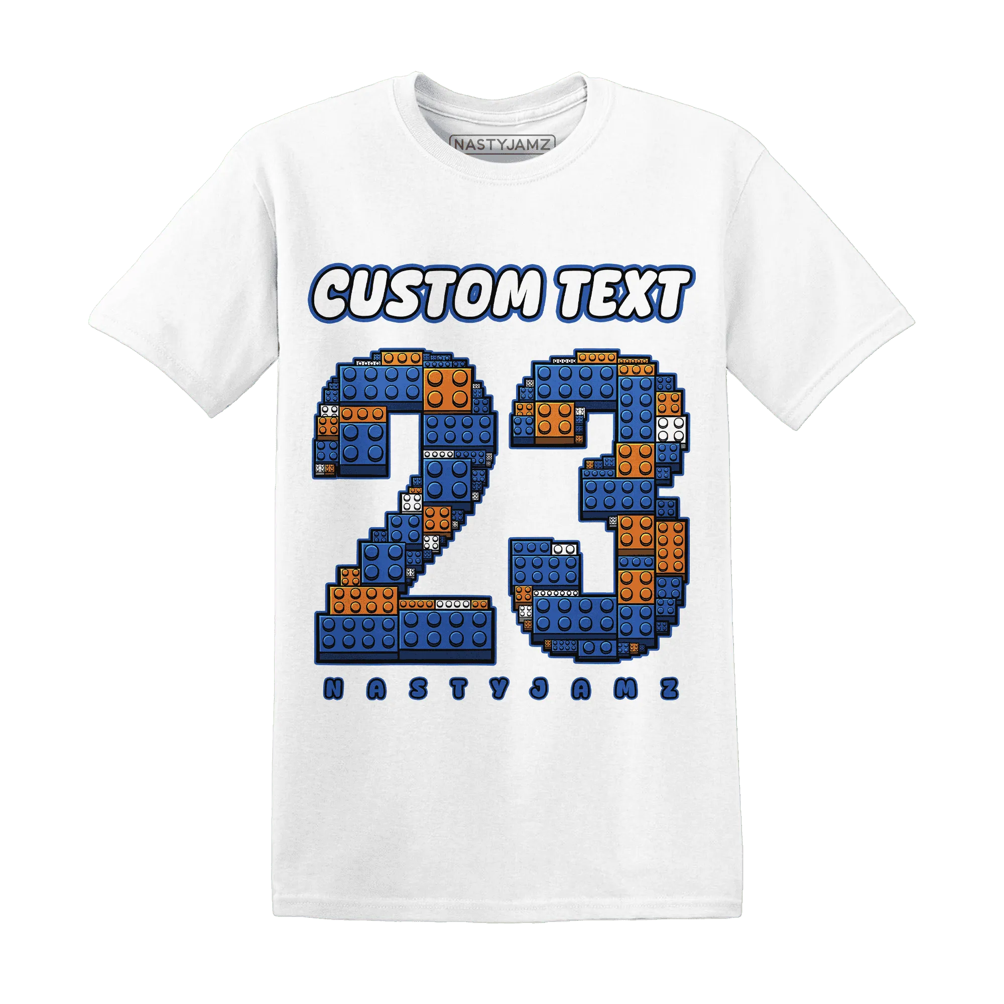 Dunk-Low-Knicks-T-Shirt-Match-Number-23-Lego