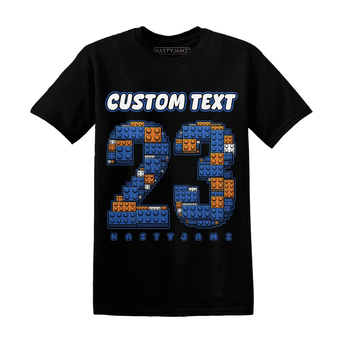 Dunk-Low-Knicks-T-Shirt-Match-Number-23-Lego