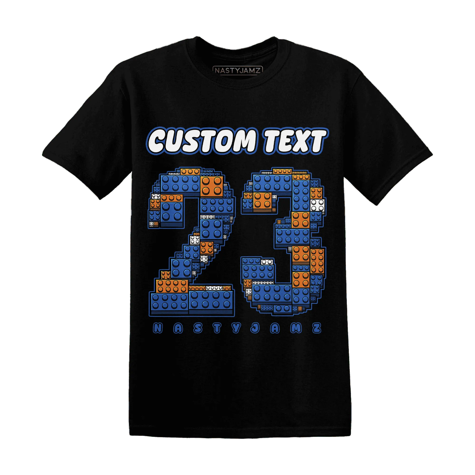 Dunk-Low-Knicks-T-Shirt-Match-Number-23-Lego