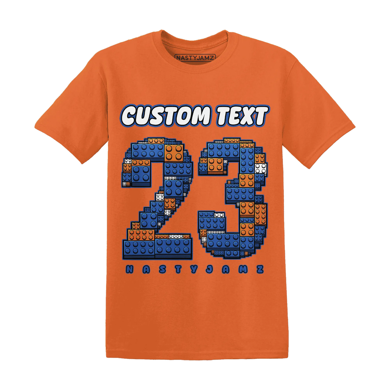 Dunk-Low-Knicks-T-Shirt-Match-Number-23-Lego