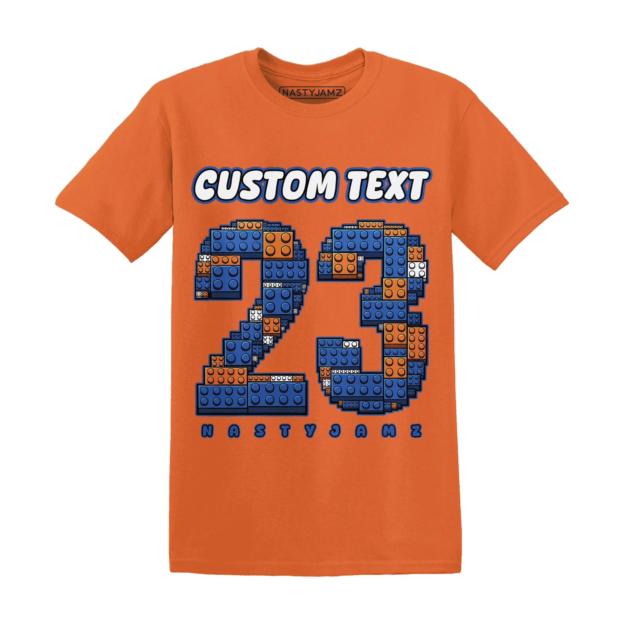 Dunk-Low-Knicks-T-Shirt-Match-Number-23-Lego