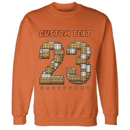 Dunk-Low-Retro-Wheat-Orange-NastyJamz-Sweatshirt-Match-Number-23-Lego