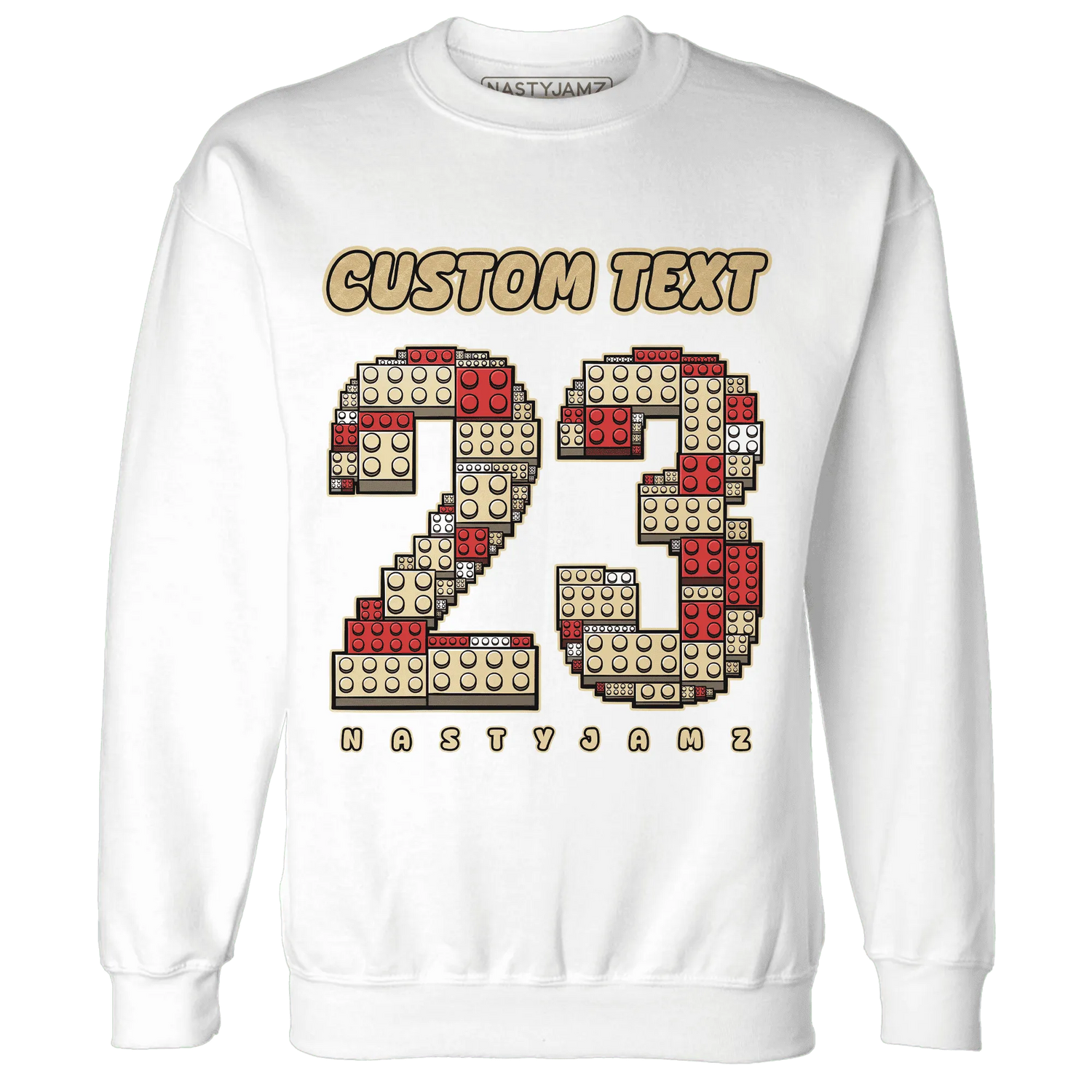 Dunk-Strawberry-Waffle-NastyJamz-Sweatshirt-Match-Number-23-Lego
