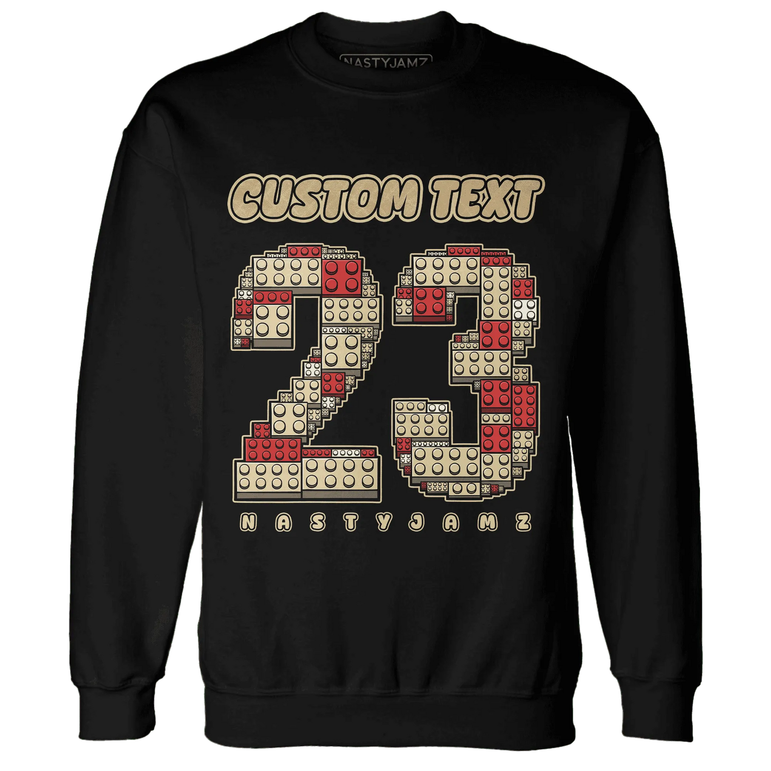 Dunk-Strawberry-Waffle-NastyJamz-Sweatshirt-Match-Number-23-Lego