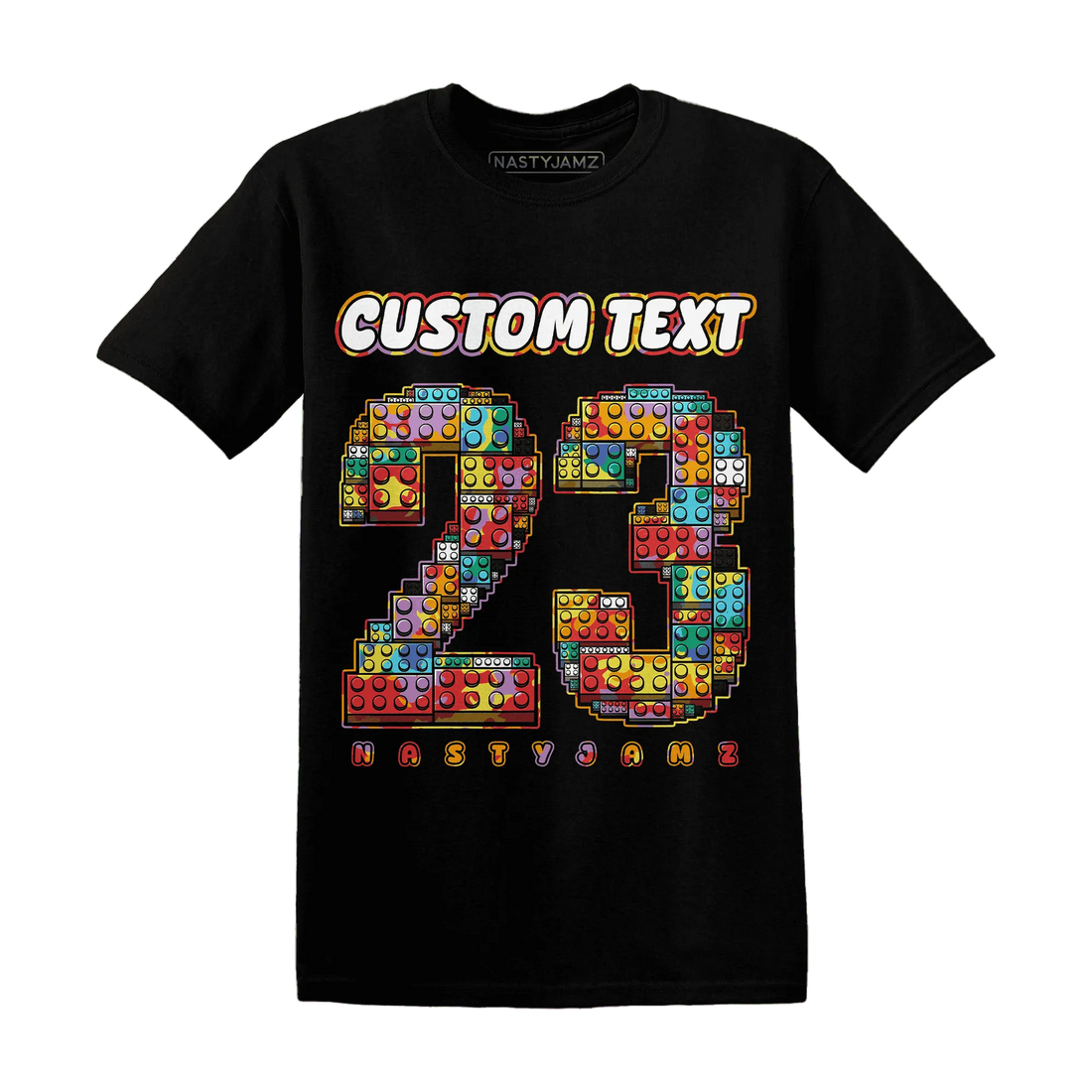 Mid-GS-Six-Championships-1s-T-Shirt-Match-Number-23-Lego