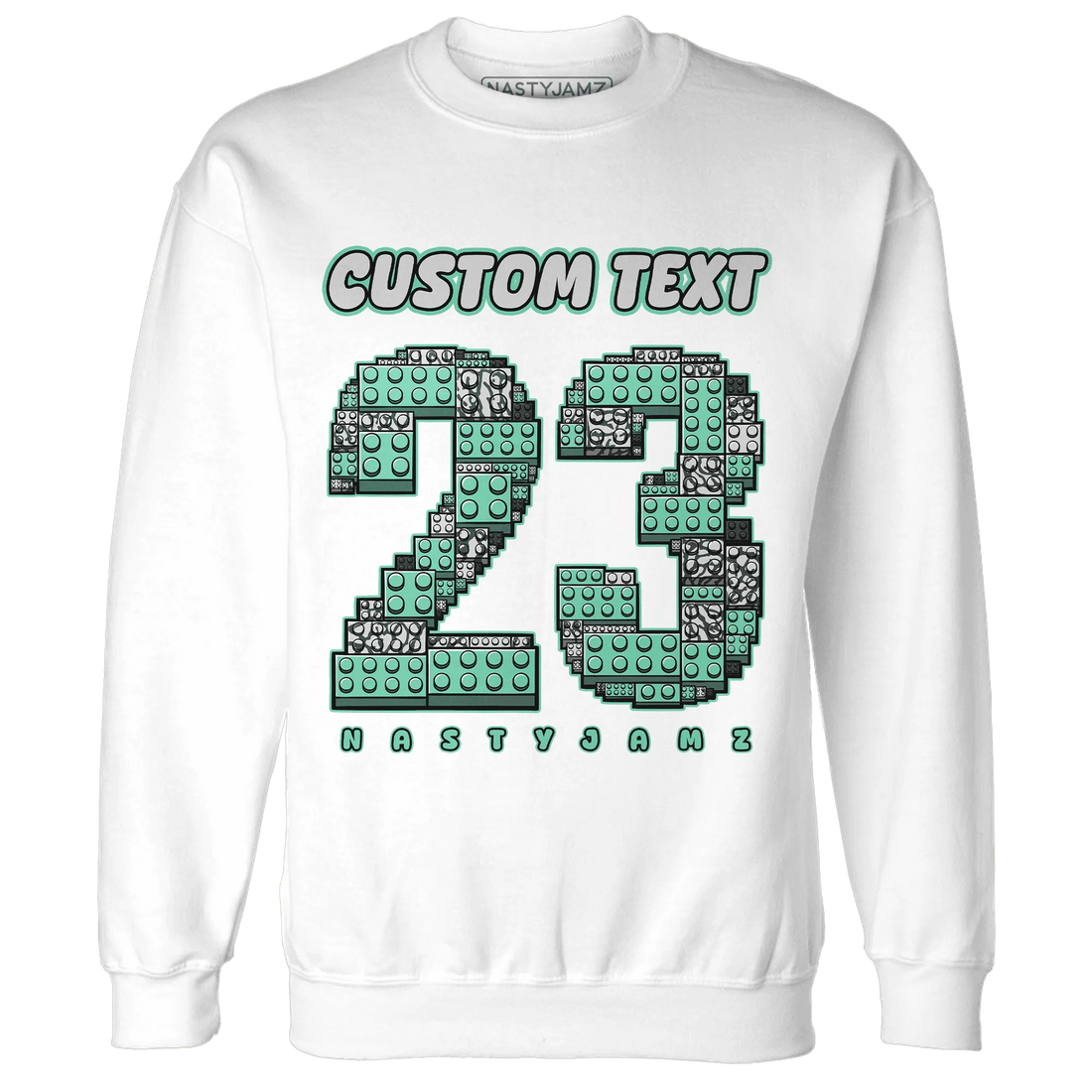 Green-Glow-3s-Sweatshirt-Match-Number-23-Lego
