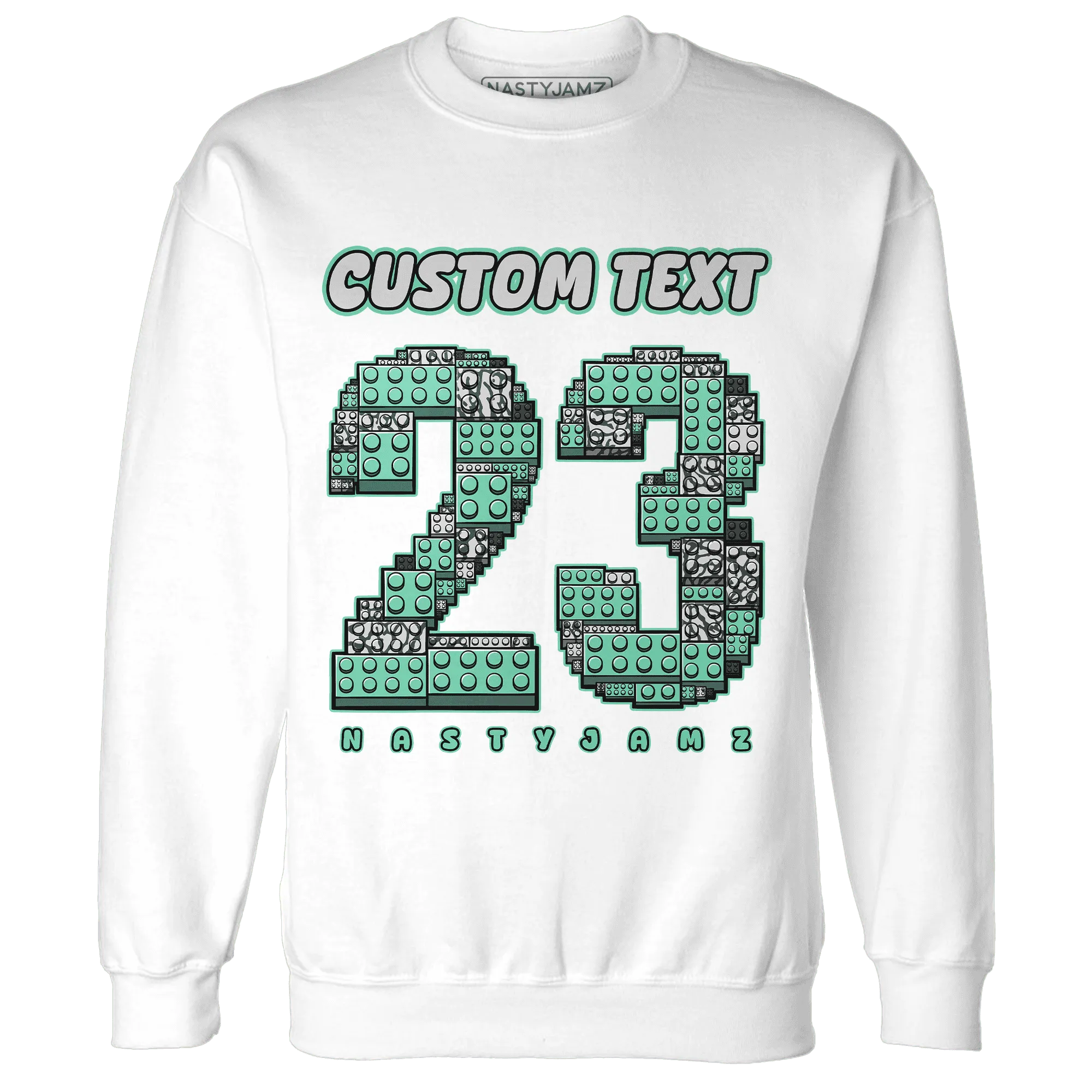 Green-Glow-3s-Sweatshirt-Match-Number-23-Lego